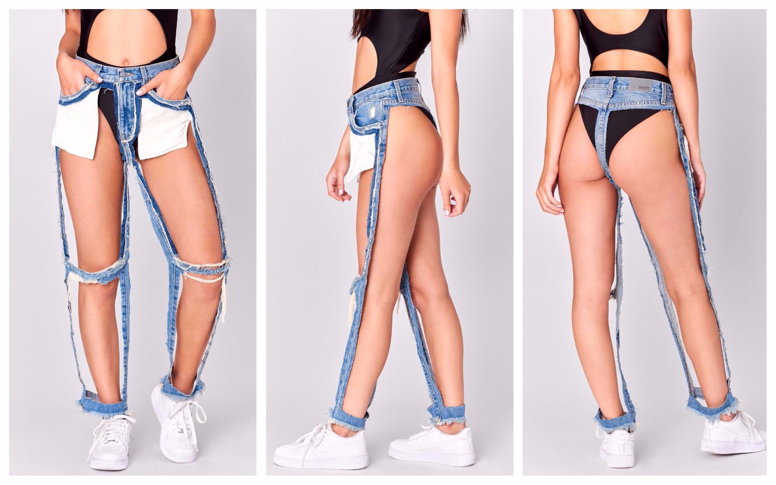 onkruid Raap Woning Wauw: is dit de nieuwe jeans-trend? | Buitenland | Telegraaf.nl