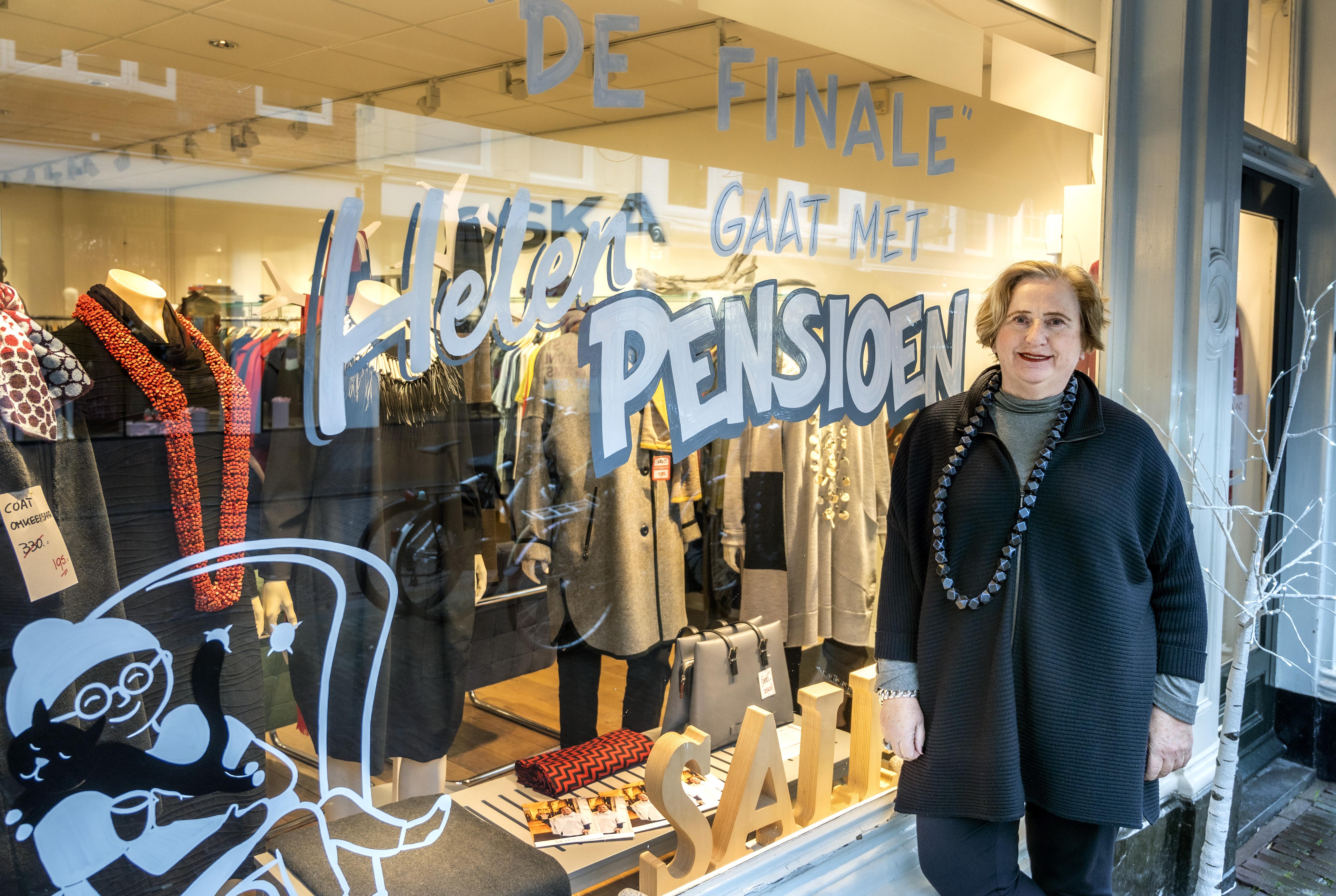 Ongekend Helen Lannoye stopt met modezaak voor 50-plussers in Haarlem GU-75