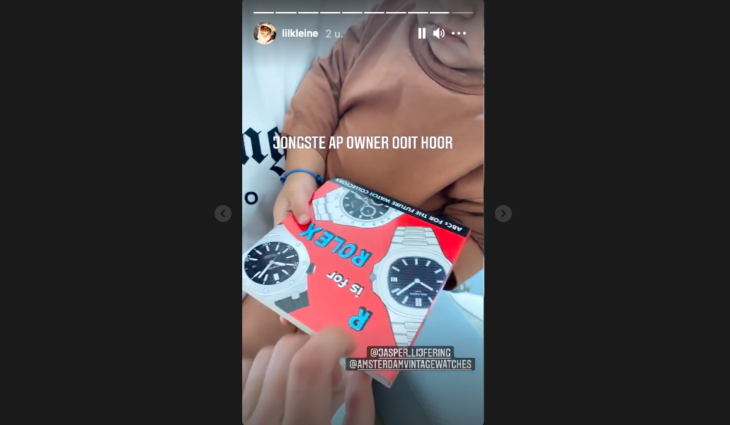 Zoontje (1) Lil' Kleine krijgt duur merkhorloge cadeau | Entertainment |  Telegraaf.nl