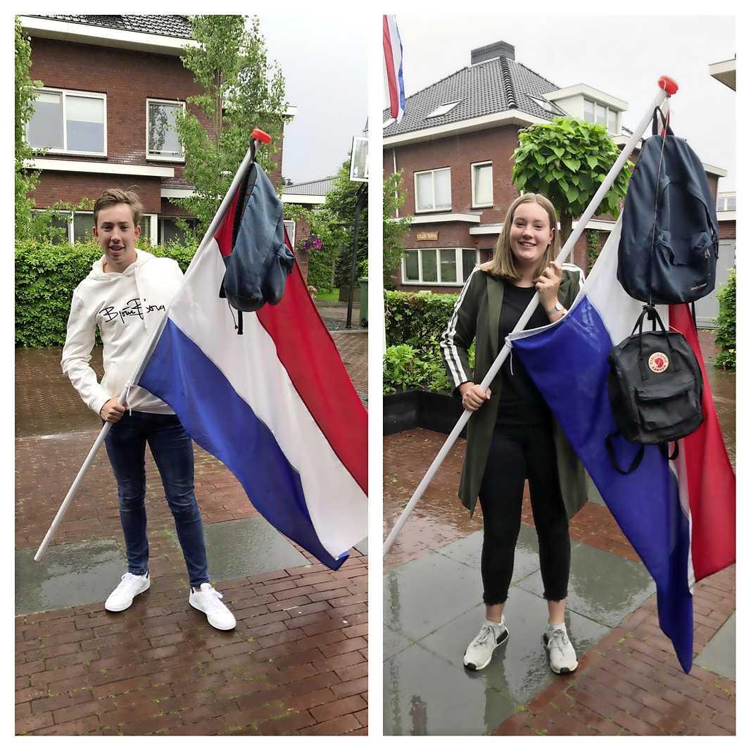 Hoera, geslaagd! En nu vlag uit... | Binnenland | Telegraaf.nl