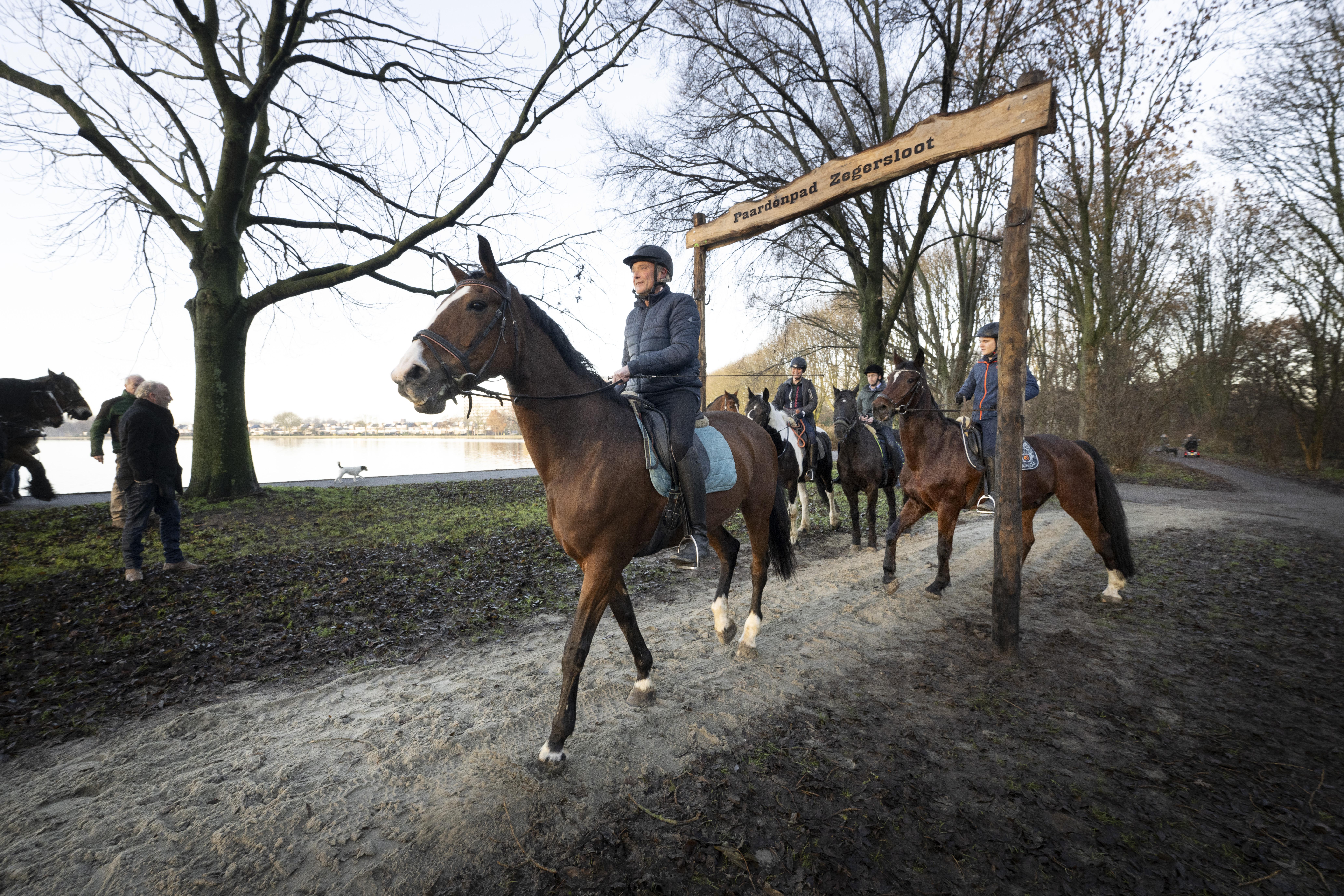 In zoomen long Elastisch Paarden kunnen weer op pad in Alphen: 'Hier kan je een paar uur dwalen in  unieke natuur' | Leidschdagblad