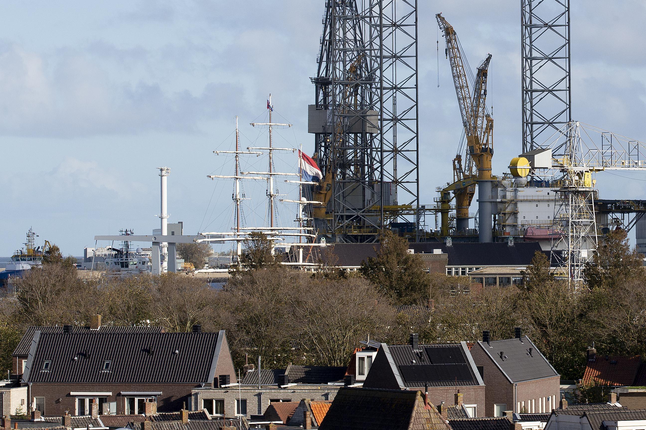Clipper Stad Amsterdam in Den Helder neergestreken voor vergroening Prachtig! Noordhollandsdagblad foto