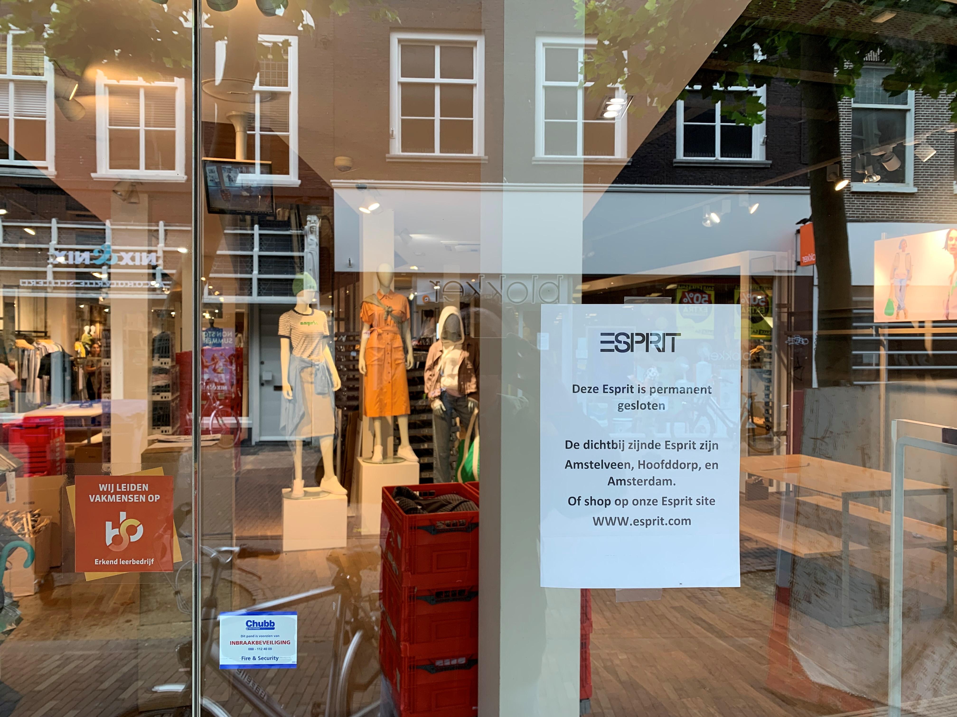 Kledinggigant Esprit weg uit Grote Houtstraat in Haarlem Noordhollandsdagblad